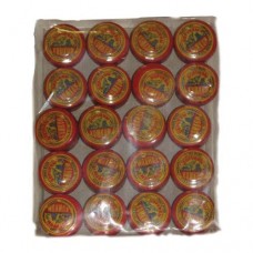 Gopuram Kumkum Red Small Containers - 20 Pcs