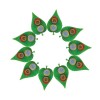 Pooja Manjal Kumkum Leaf Set - 10 Pcs